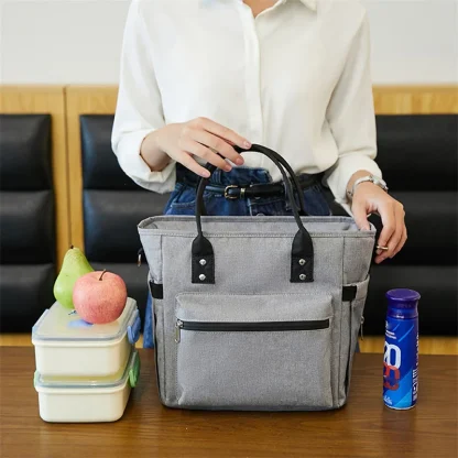 Large Capacity Thermal Lunch Bag - Image 5