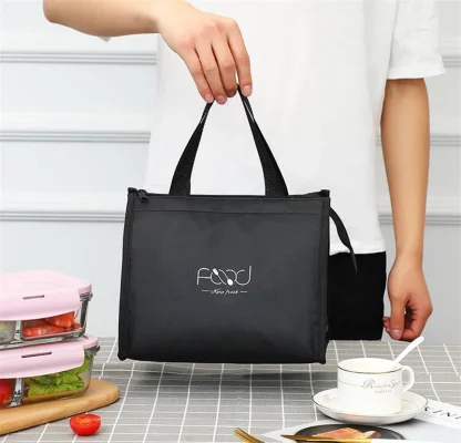 Versatile Zipper Tote Lunch Bag - Image 3