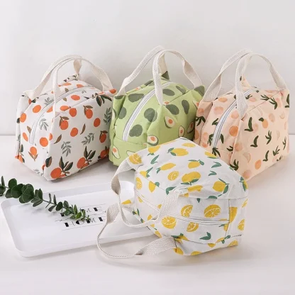 Cute Fruit Print Lunch Bag - Image 5