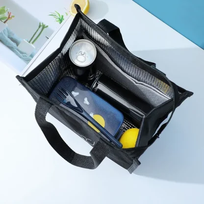 Versatile Zipper Tote Lunch Bag - Image 5