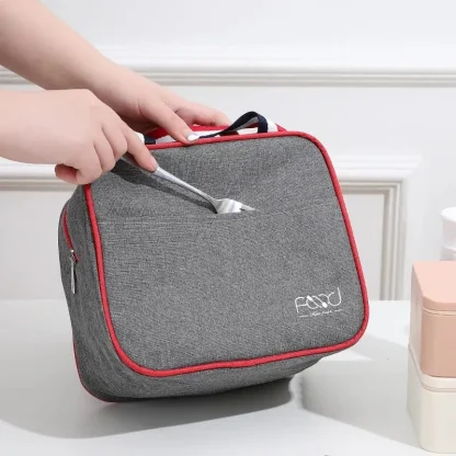 Chic Insulated Bento Lunch Bag - Image 3