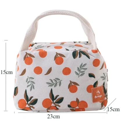 Cute Fruit Print Lunch Bag - Image 6